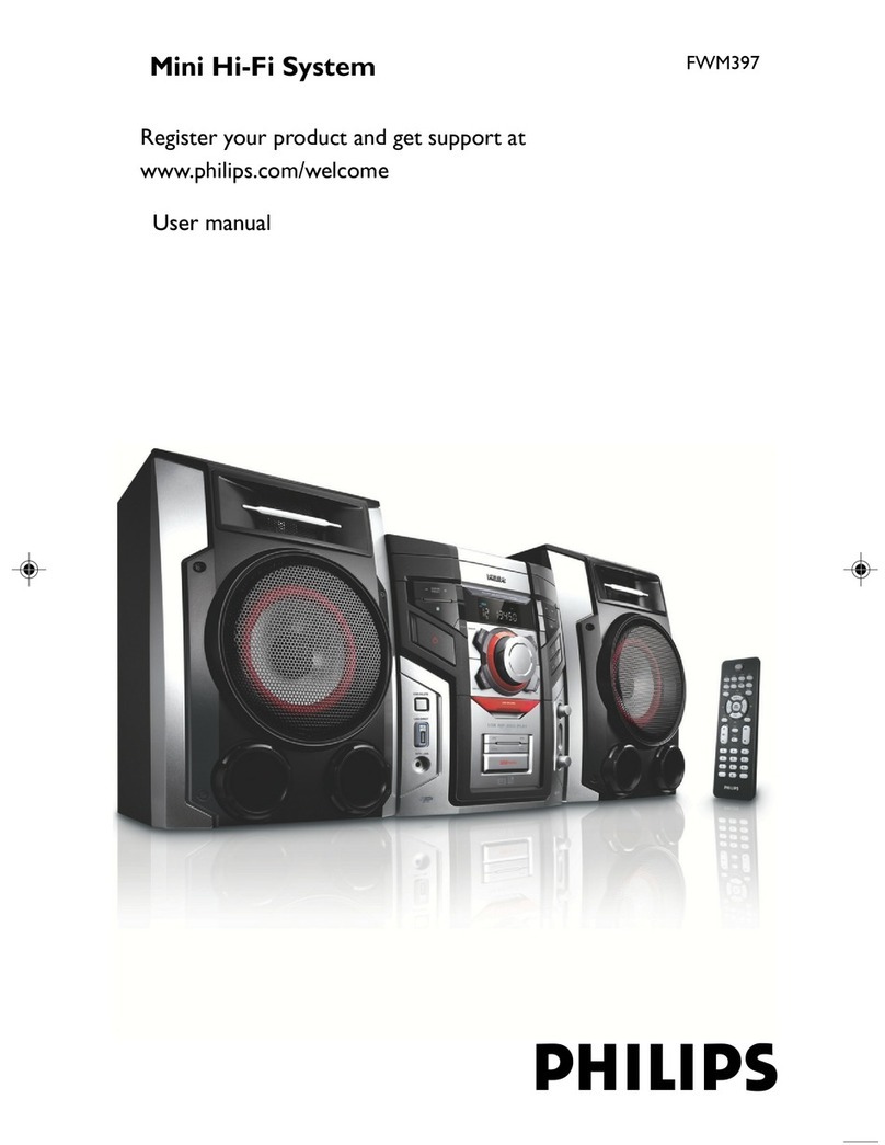 Philips FWM397/78 user manual