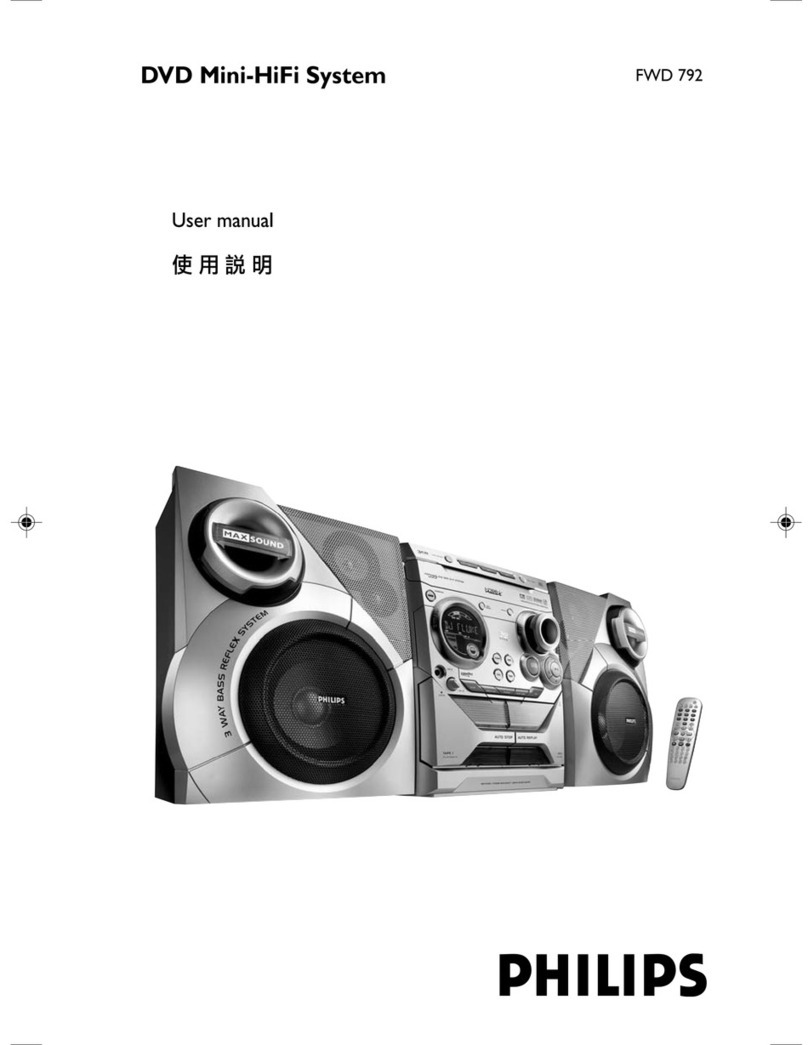 Philips FWD792/98 user manual