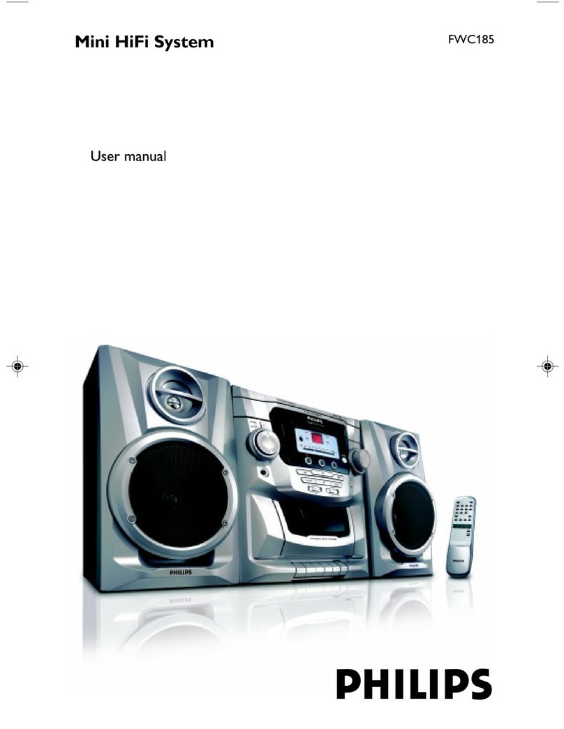 Philips FWC185/98 user manual