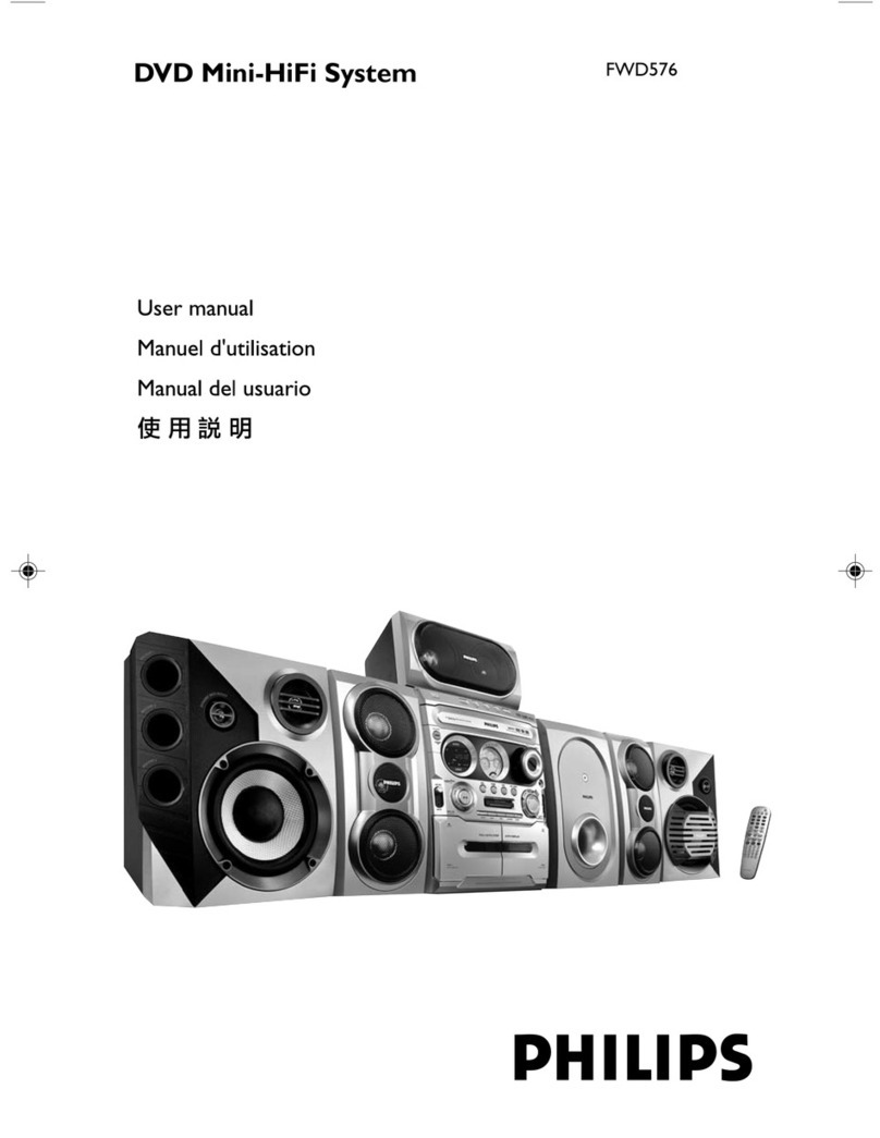 Philips FWD576/30 User manual
