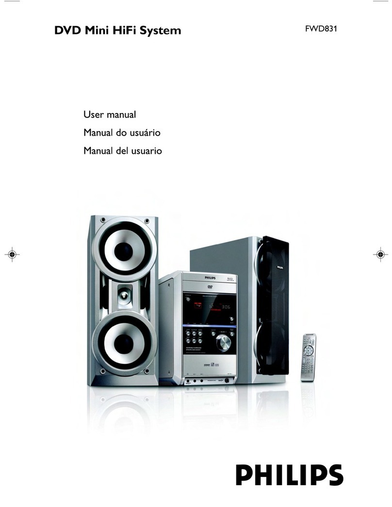 Philips FWD831/BK User manual Philips FWD831/BK User manual