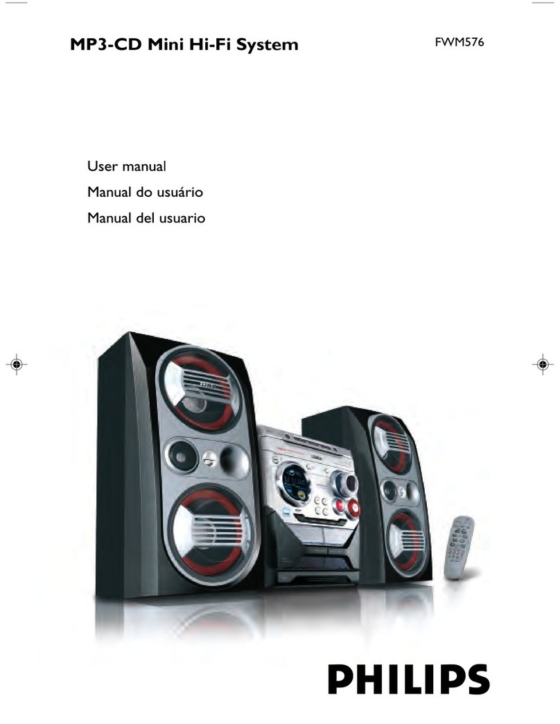 Philips FWM576/BK user manual