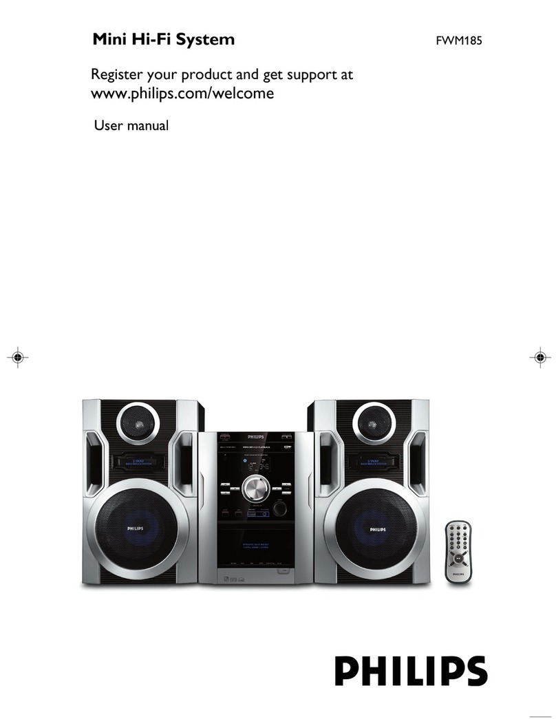 Philips FWM185/61 user manual