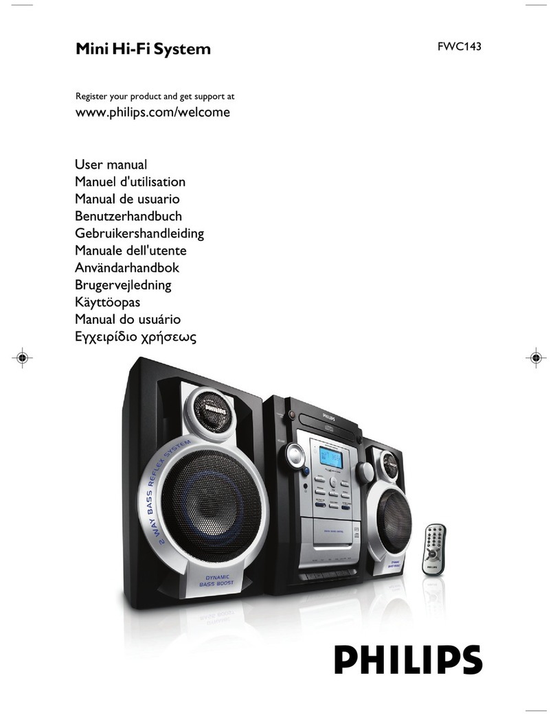Philips FWC143/12 User manual Philips FWC143/12 User manual