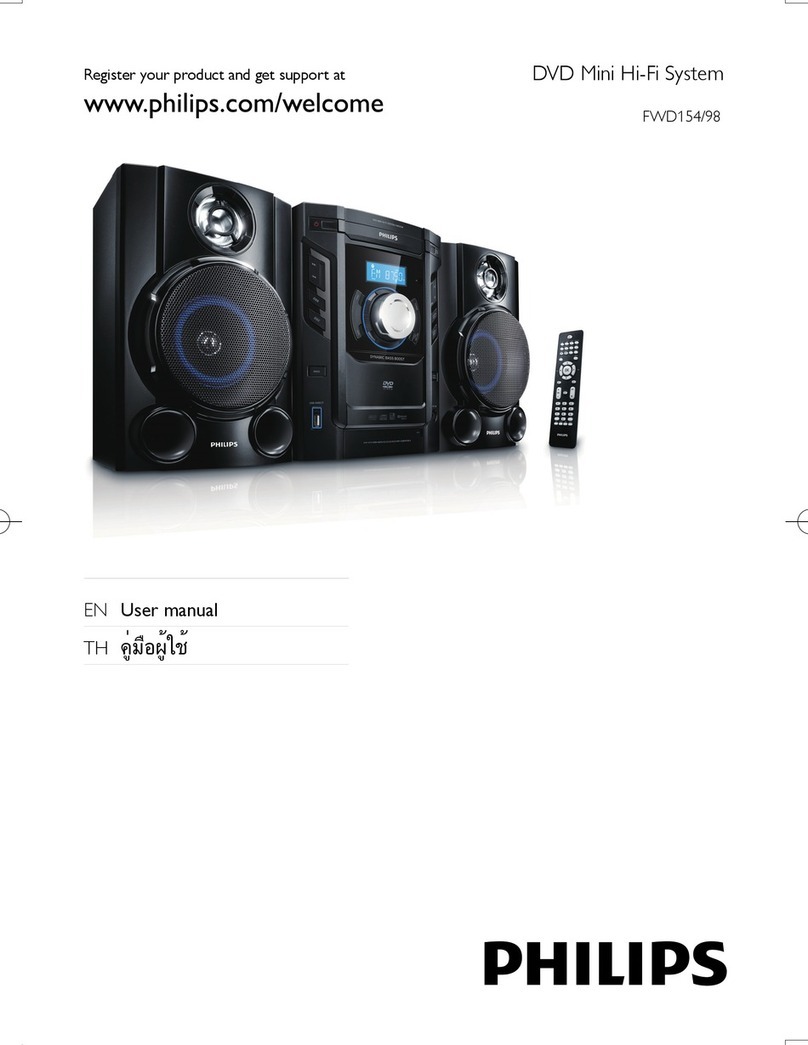 Philips FWD154/98 User manual