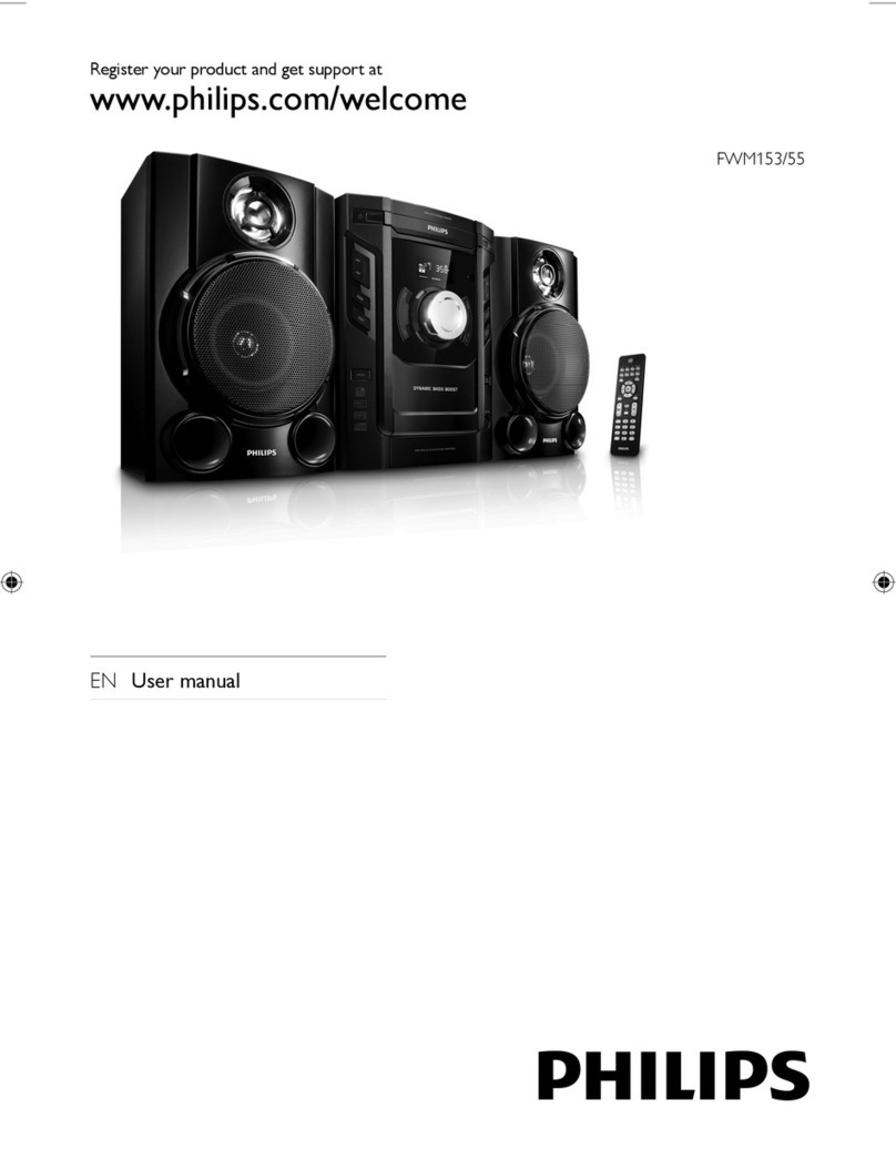 Philips FWM153/55 user manual