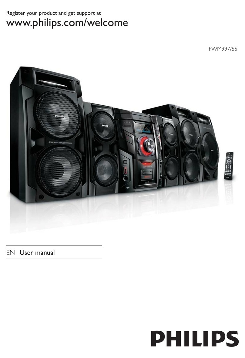 Philips FWM997/55 User manual