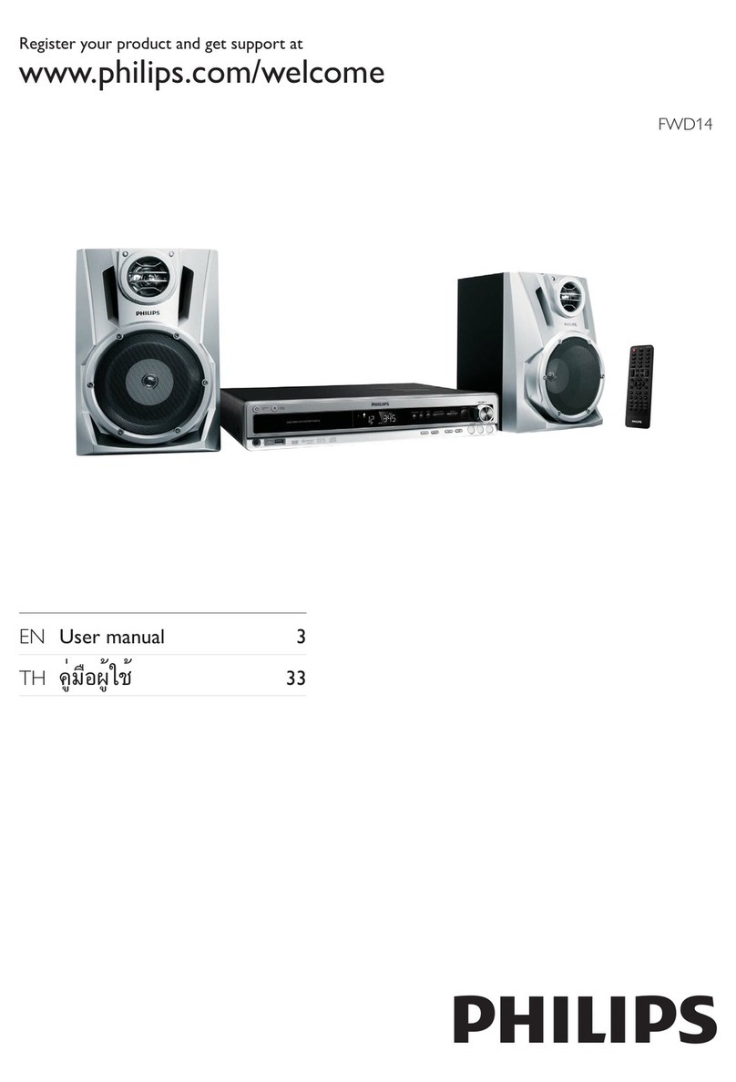 Philips FWD14/98 user manual