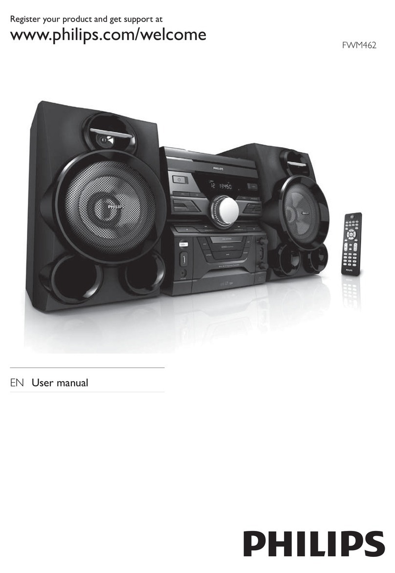 Philips FWM462/55 user manual