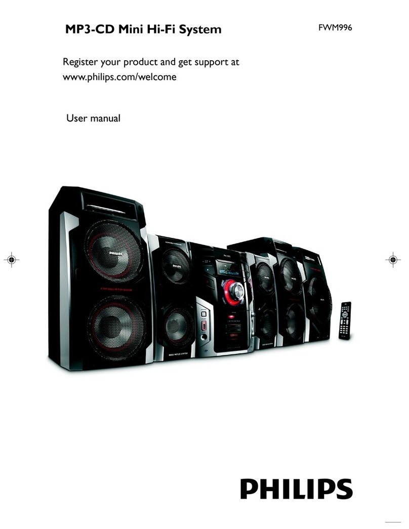 Philips FWM996/78 user manual
