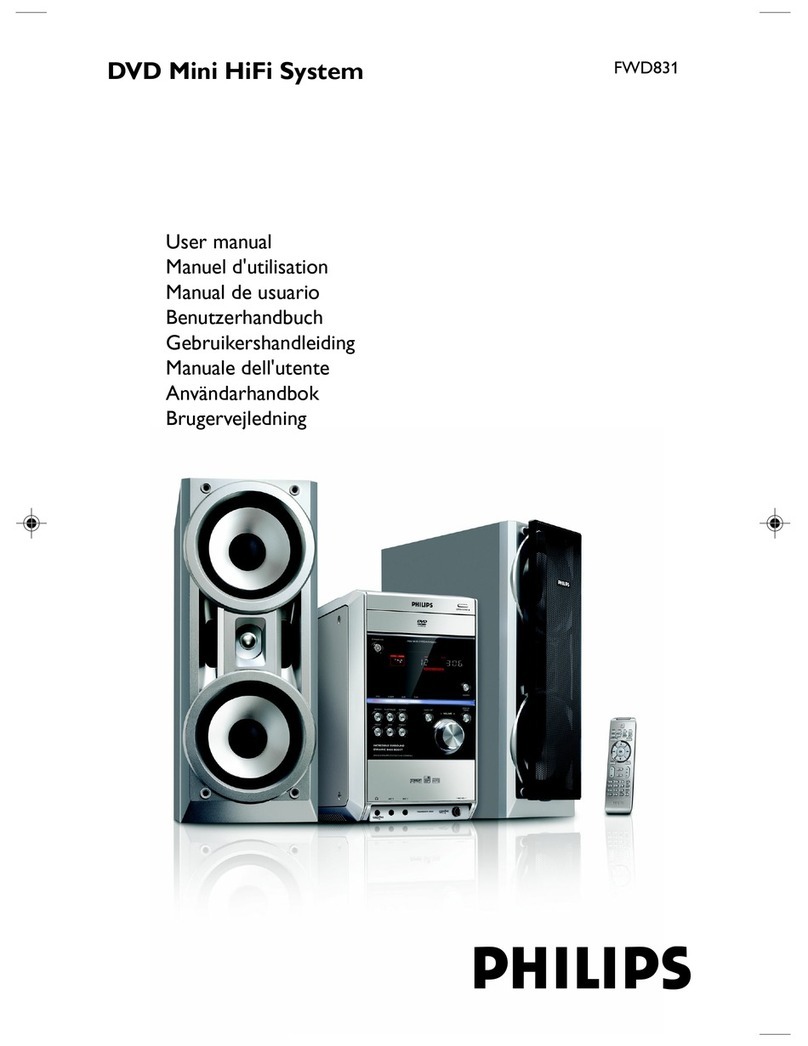 Philips FWD831/12 user manual
