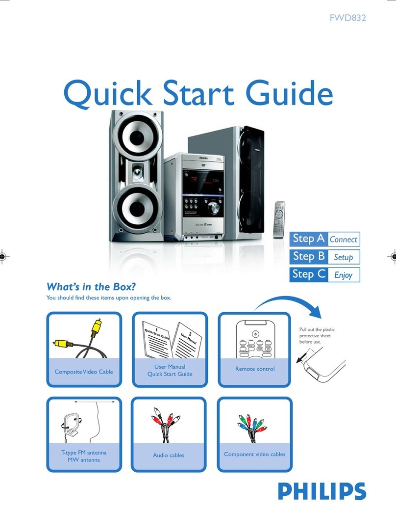 Philips FWD832/98 User manual