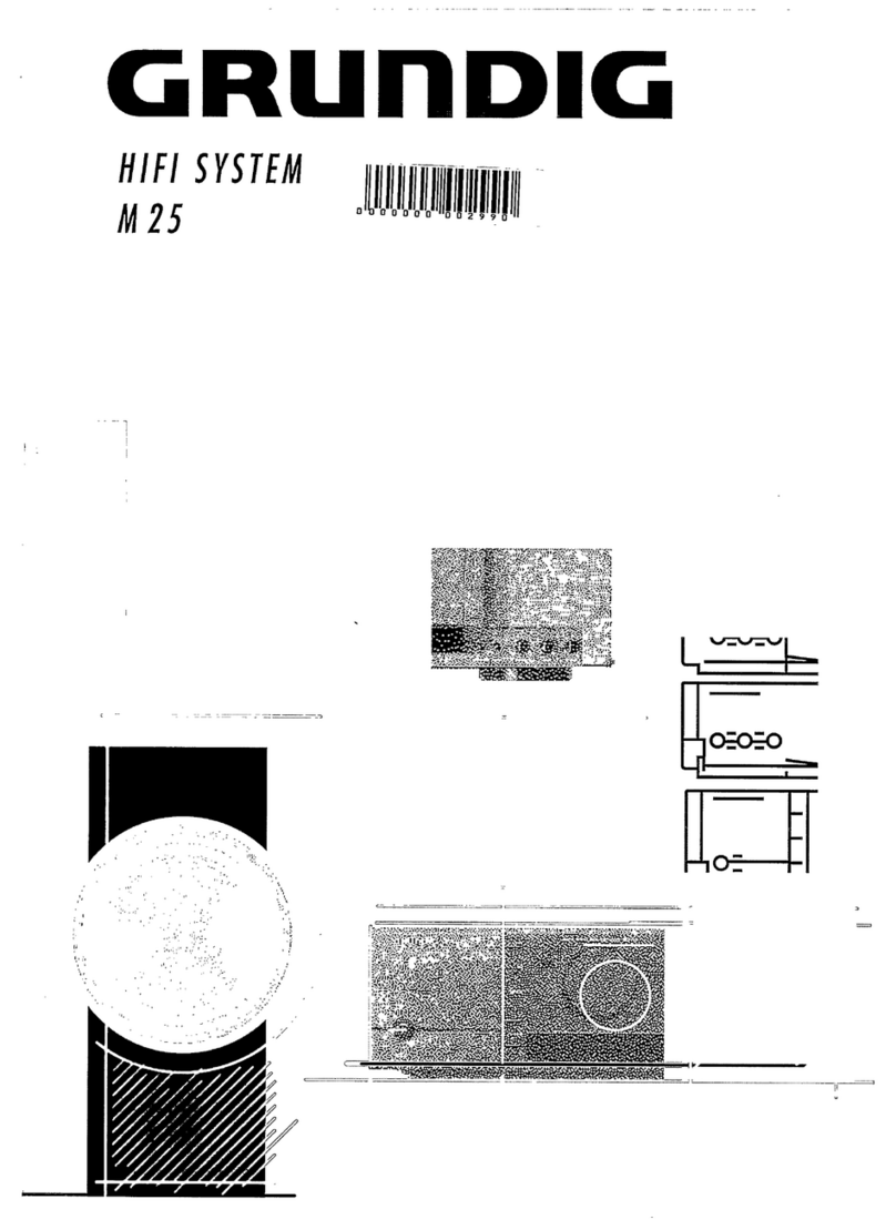 Grundig M25/00 User manual