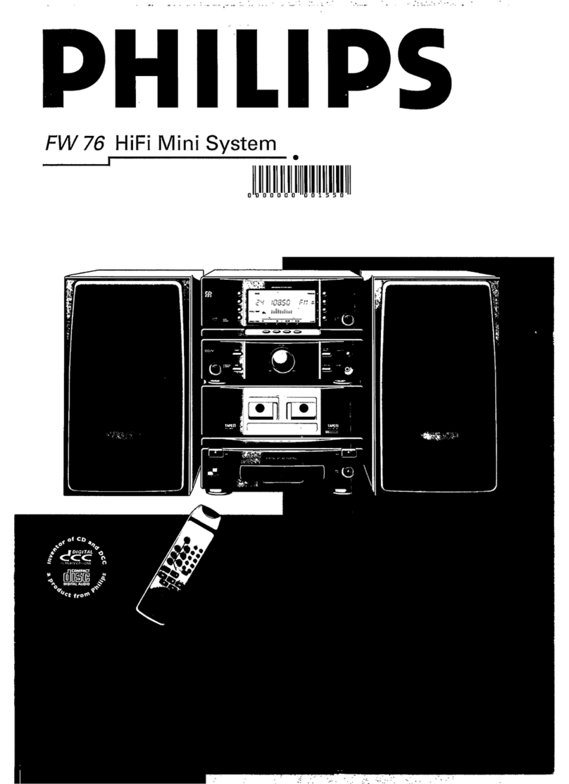 Philips FW76/22B User manual