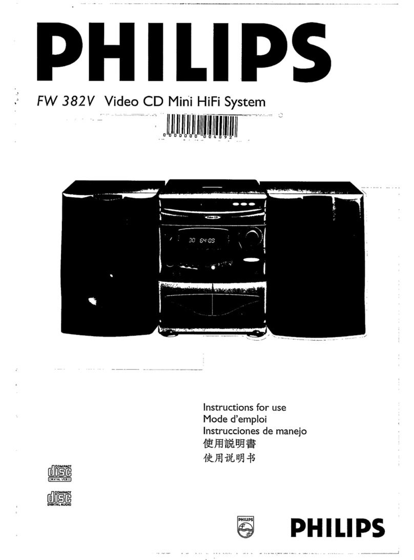 Philips FW382V/22 User manual
