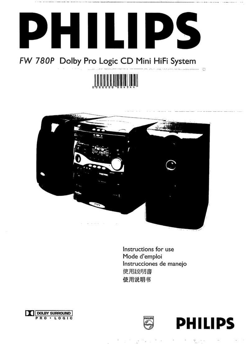Philips FW780P/22 Instructions for use