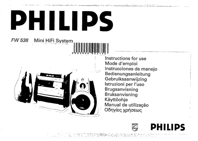 Philips FW538/22 User manual