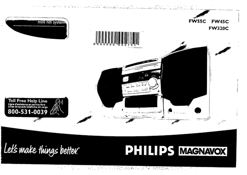 Philips FW55C/37 User manual