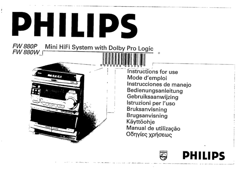 Philips FW880P/21 User manual