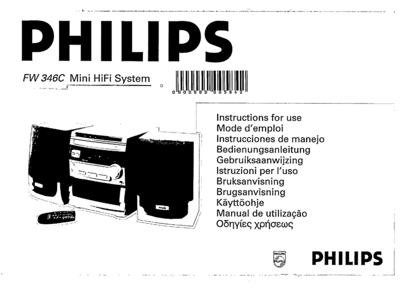 Philips FW346C/22 User manual