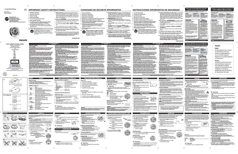Philips EXP2561/17B User manual