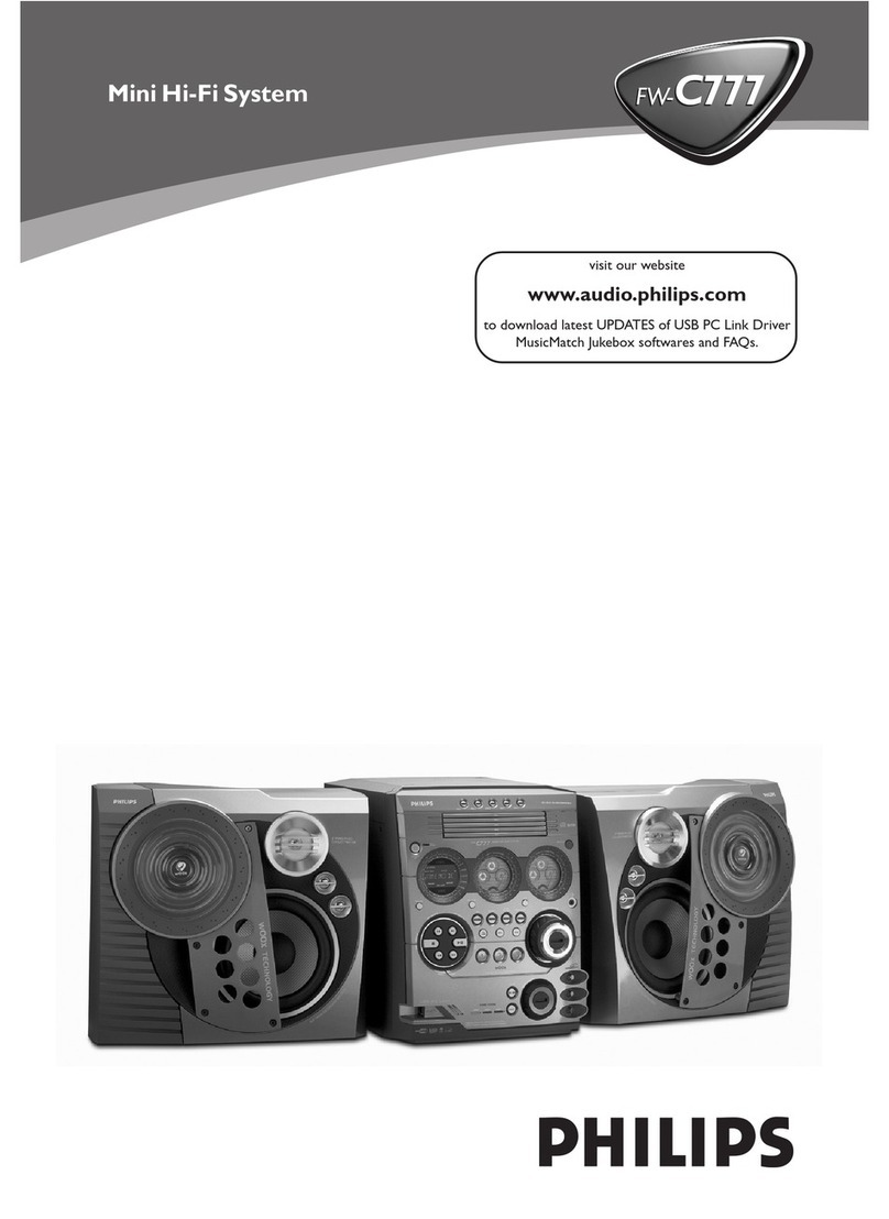 Philips FW-C777/21 User manual