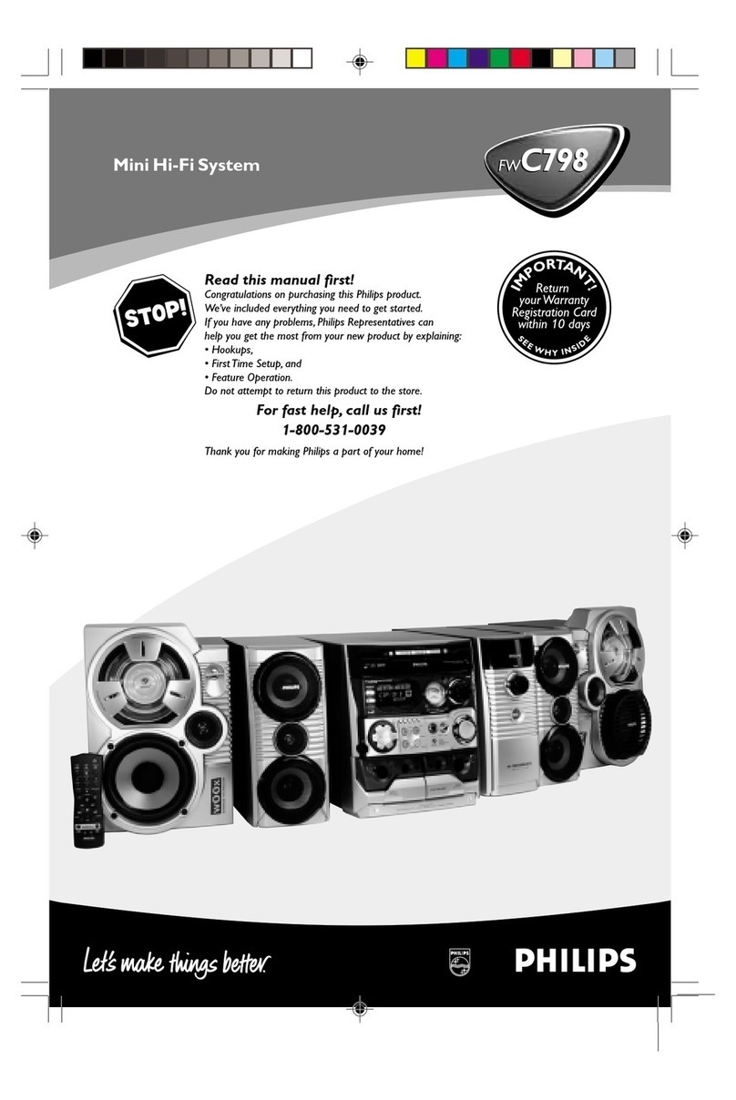 Philips FW-C798/21 user manual