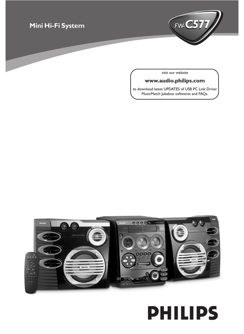 Philips FW-C577/30 User manual