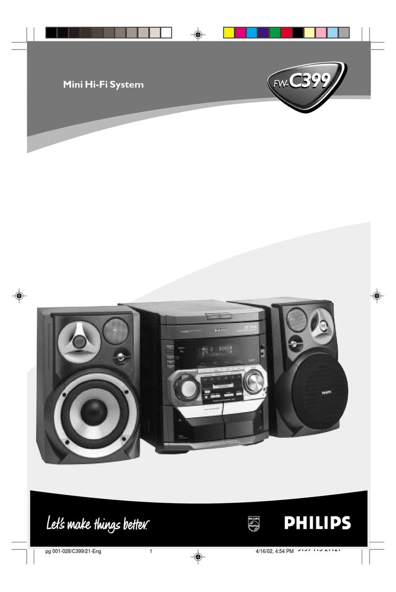 Philips FW-C399/21M user manual