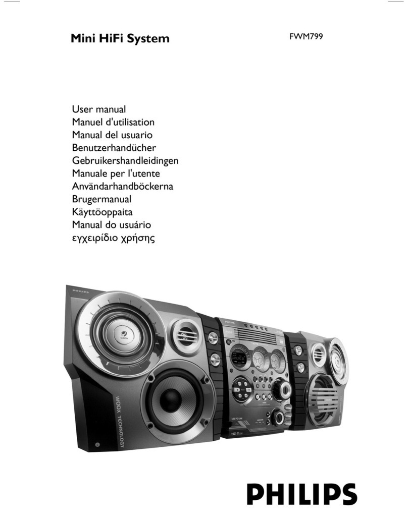 Philips FWM799/22 user manual
