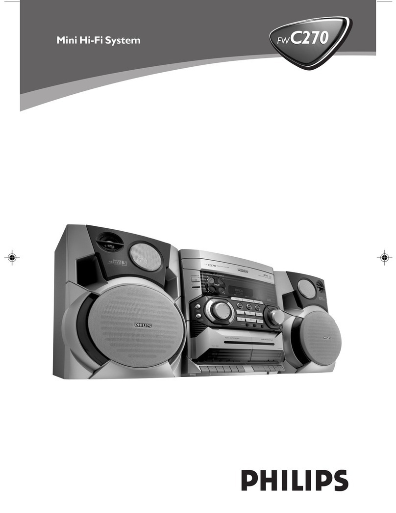 Philips FWC270/19 User manual
