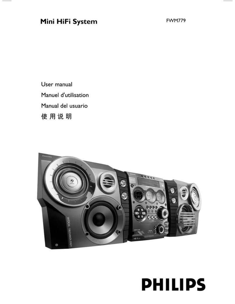 Philips FWM779/19 User manual Philips FWM779/19 User manual