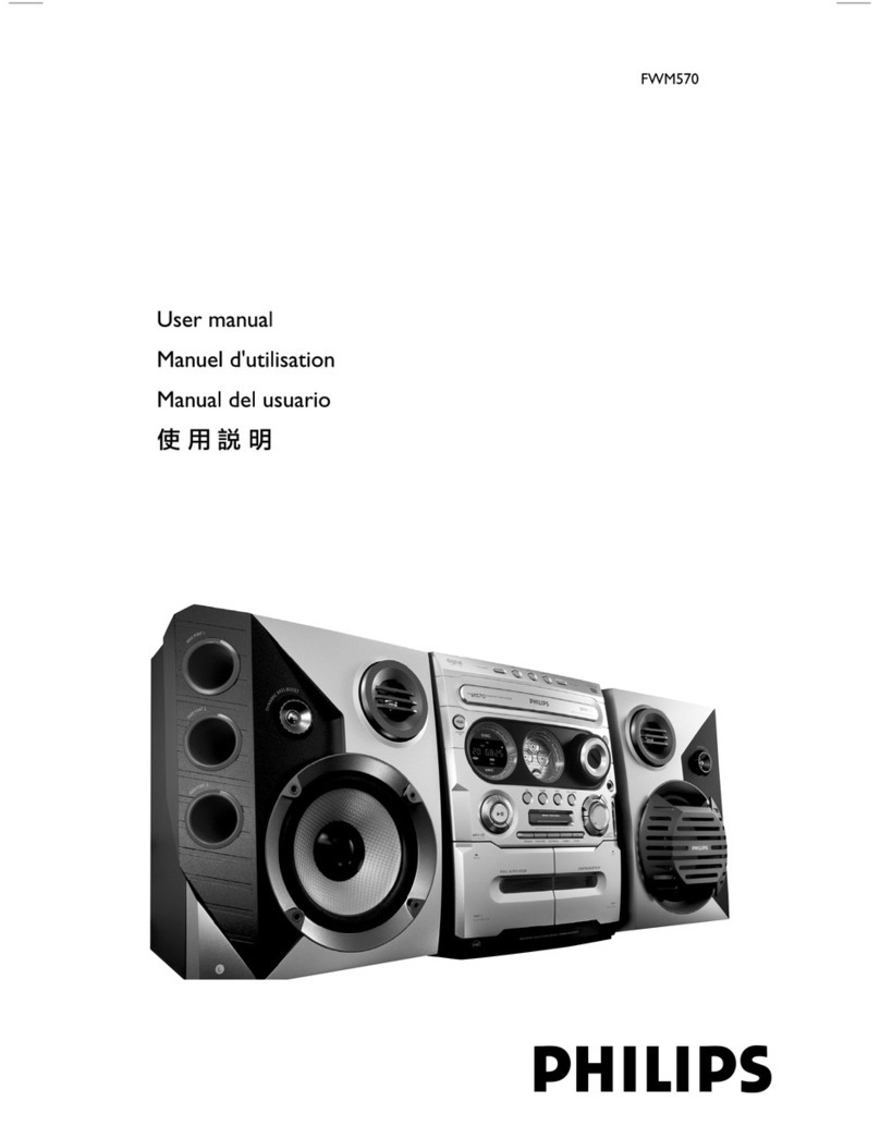 Philips FWM570/19 user manual