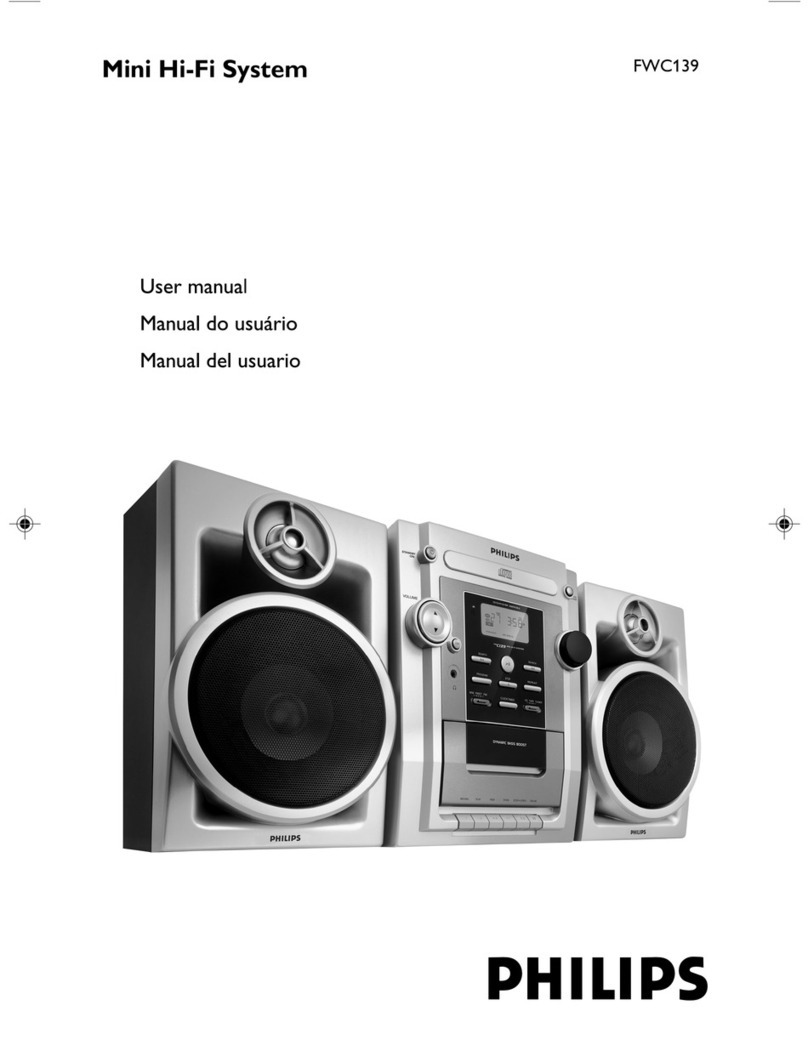 Philips FWC139/55 User manual