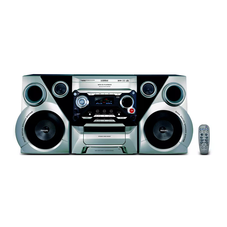 Philips FWM352/BK User manual