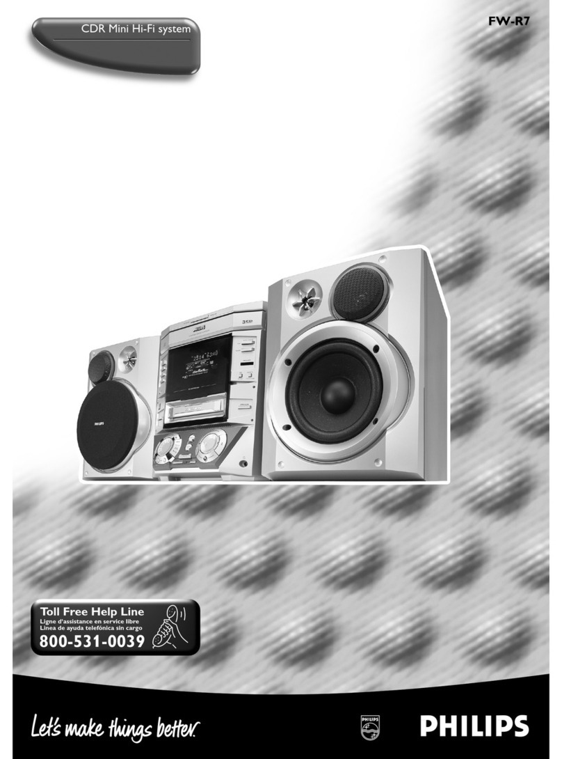 Philips FW-R7 manual