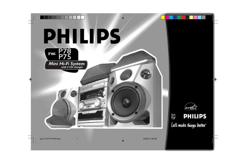 Philips FW-P75/34 user manual