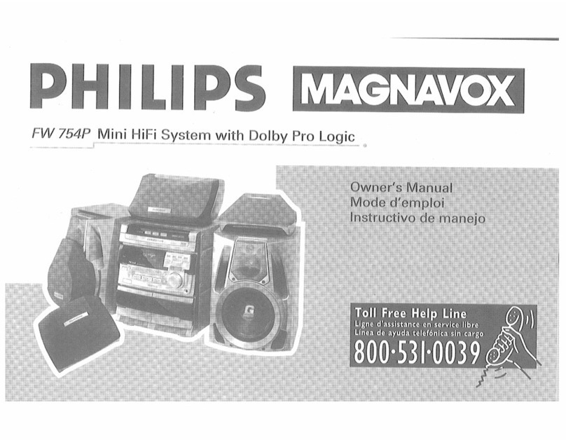 Philips FW754P37 owner's manual