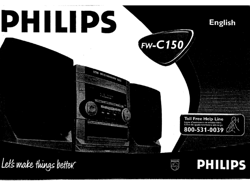 Philips FW-C150 User manual