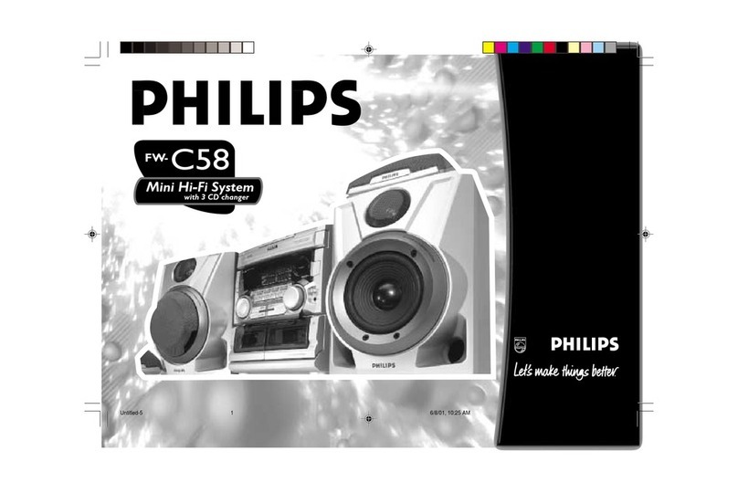 Philips FW-C58/33 User manual