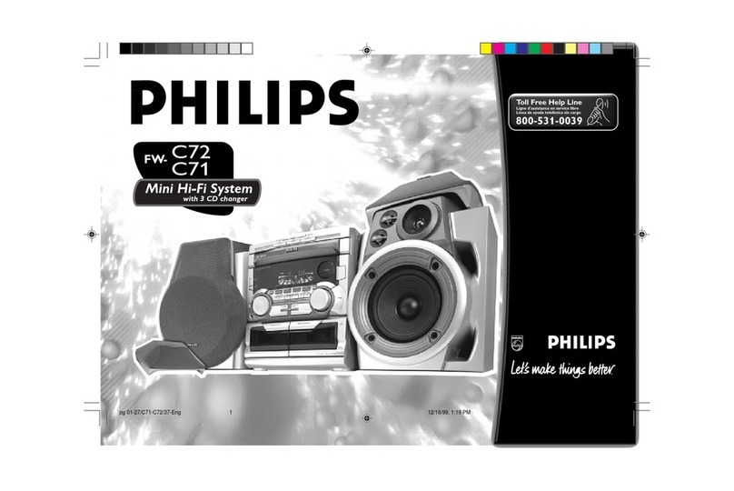 Philips FW-C72/37 user manual