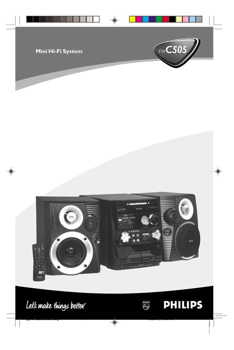 Philips FW-C505/19 user manual