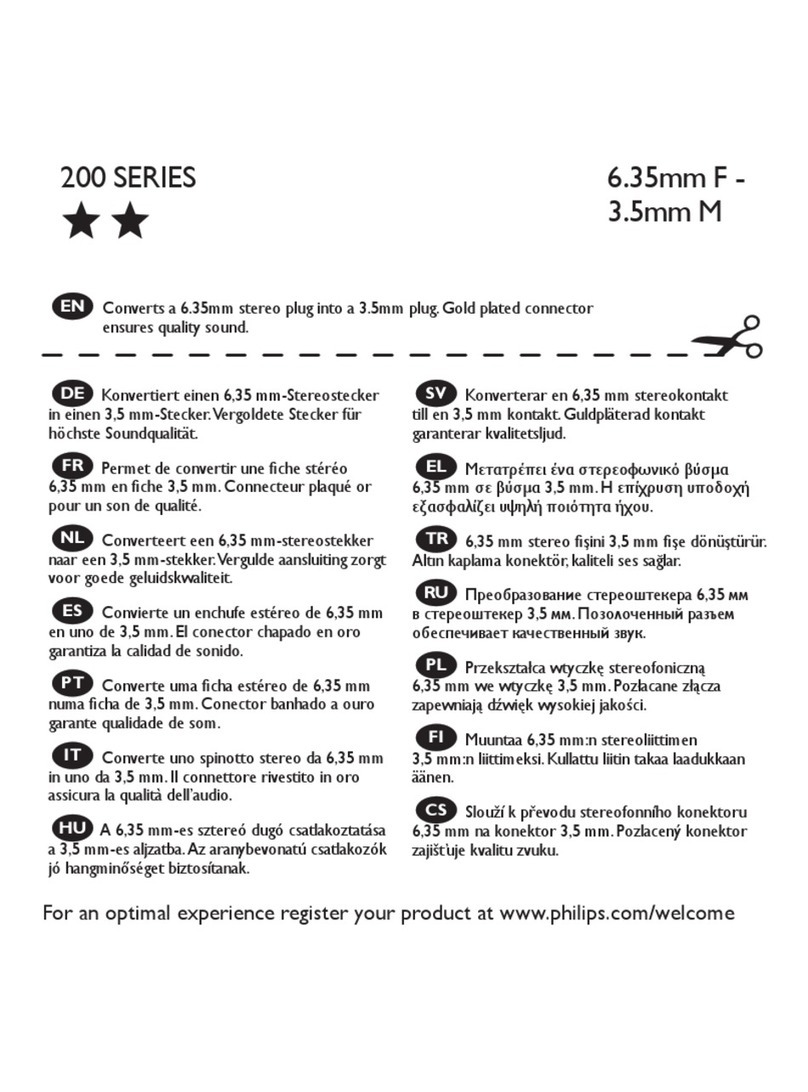 Philips SWA4554S/10 User manual Philips SWA4554S/10 User manual