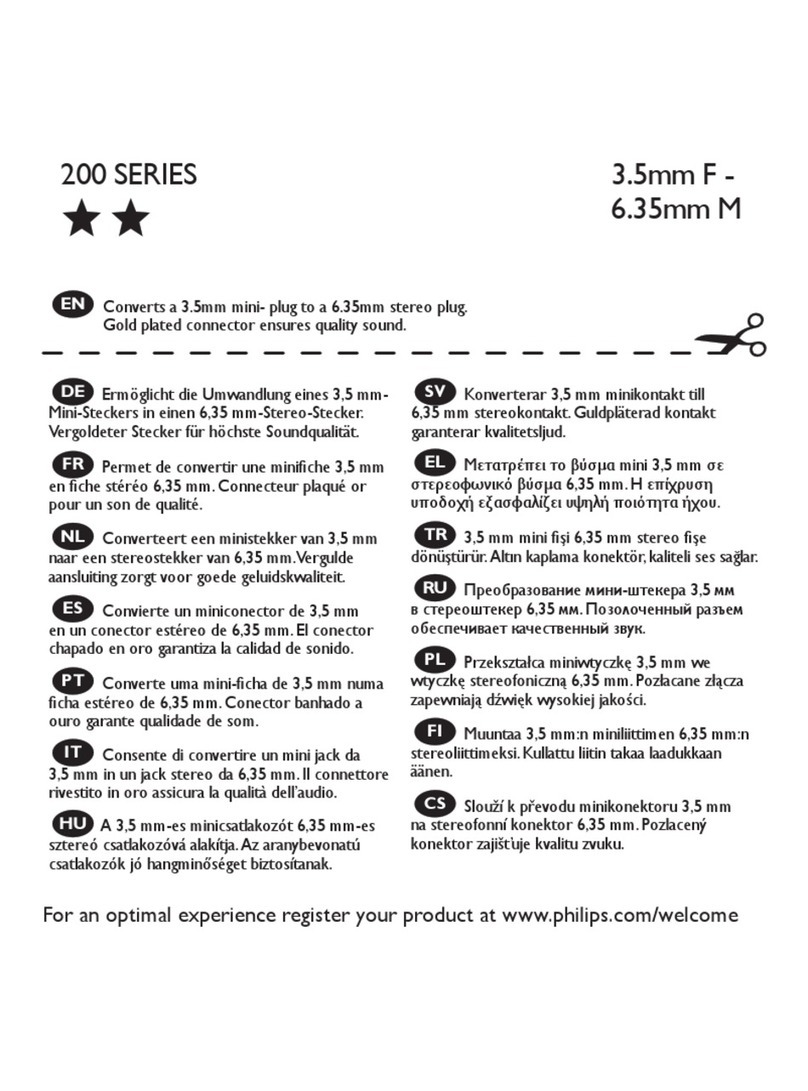 Philips SWA4550S/10 User manual