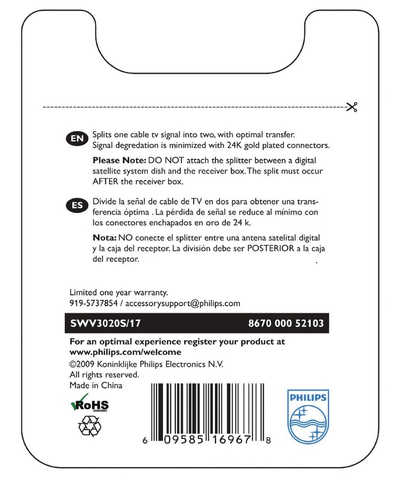 Philips SWV3020S/17 Information