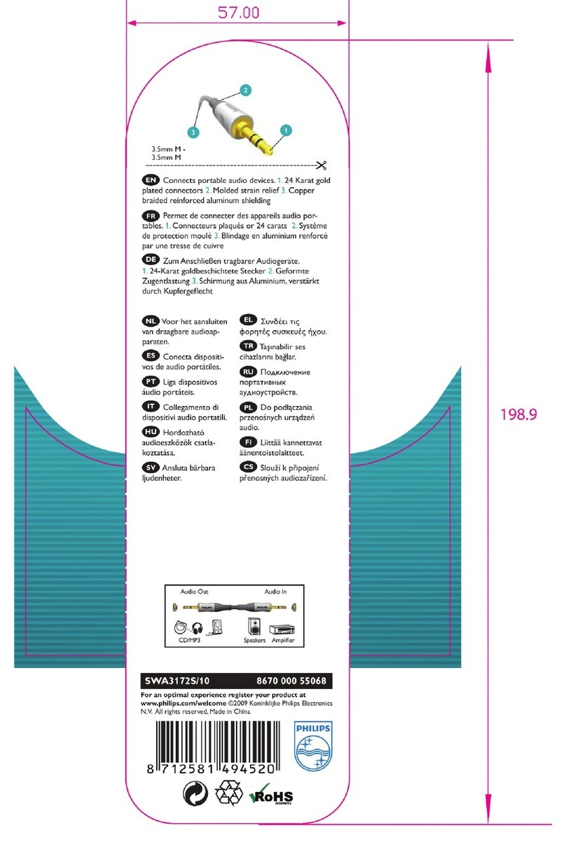 Philips SWA3172S/10 Owner's manual