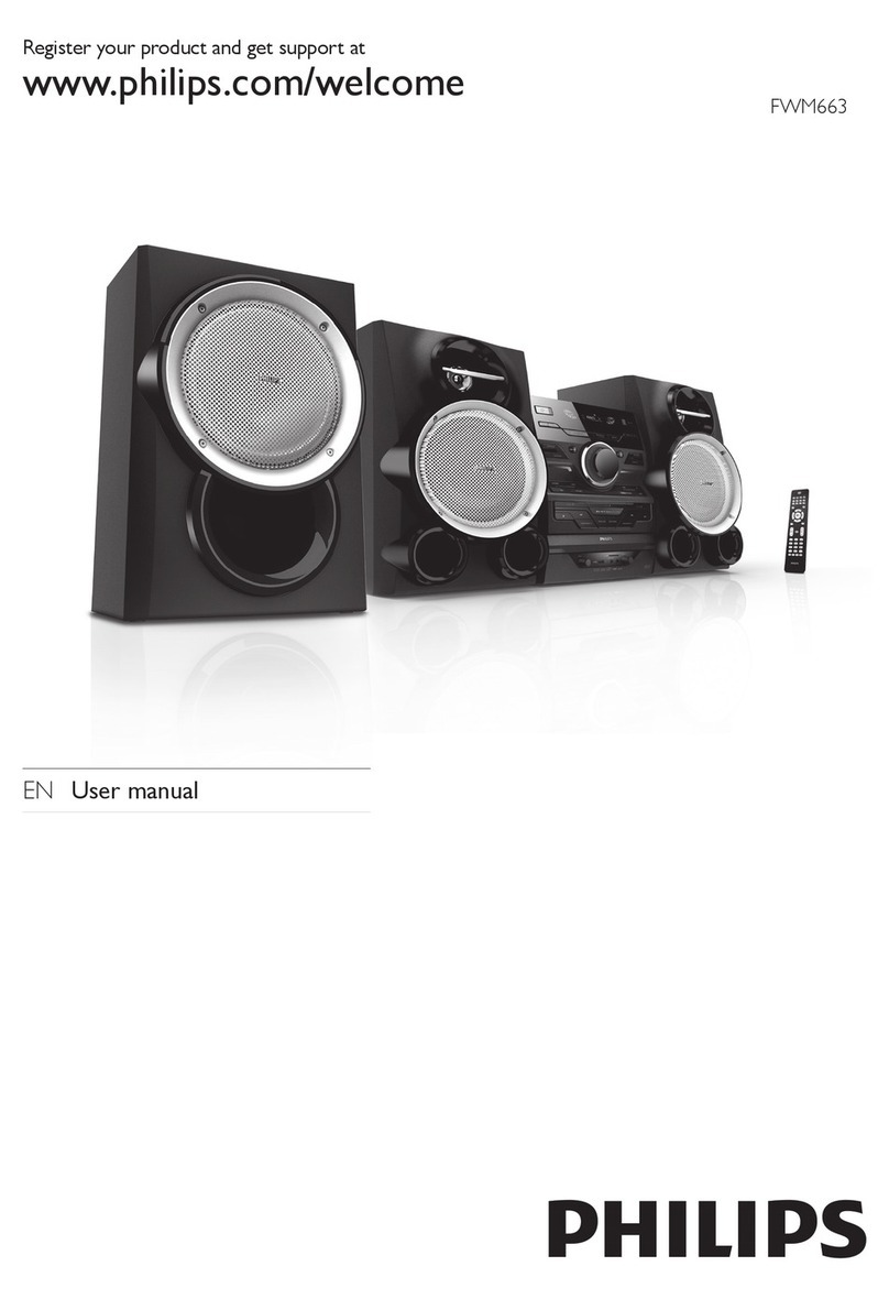Philips FWM663/55 User manual