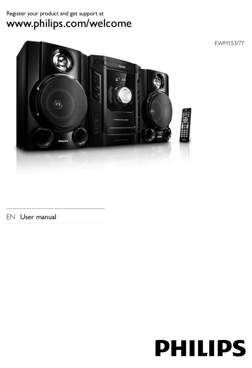 Philips FWM153/77 user manual