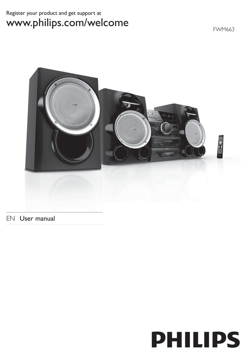 Philips FWM663X/78 user manual