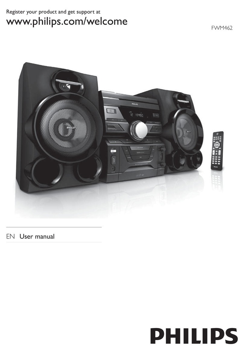 Philips FWM462X/78 user manual
